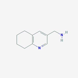 molecular formula C10H14N2 B13580638 (5,6,7,8-Tetrahydroquinolin-3-yl)methanamine 