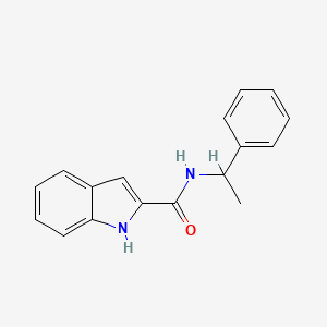 N-(1-phenylethyl)-1H-indole-2-carboxamide