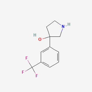 3-(3-Trifluoromethyl-phenyl)-pyrrolidin-3-ol