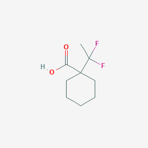 1-(1,1-Difluoroethyl)cyclohexanecarboxylic acid