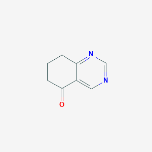 molecular formula C8H8N2O B1358072 7,8-二氢喹唑啉-5(6H)-酮 CAS No. 21599-28-0