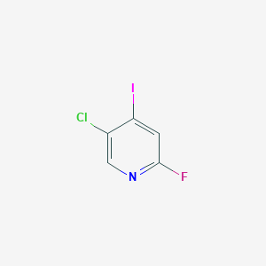 molecular formula C5H2ClFIN B1358075 5-Chloro-2-fluoro-4-iodopyridine CAS No. 659731-48-3