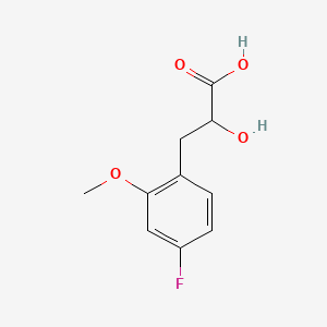 3-(4-Fluoro-2-methoxyphenyl)-2-hydroxypropanoic acid