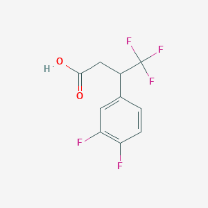 3-(3,4-Difluorophenyl)-4,4,4-trifluorobutanoic acid