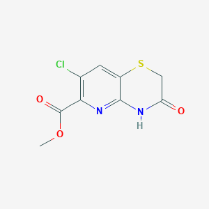 molecular formula C9H7ClN2O3S B1358082 Methyl 7-chloro-3-oxo-3,4-dihydro-2H-pyrido[3,2-b][1,4]thiazine-6-carboxylate CAS No. 577691-69-1