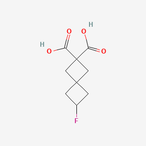 6-Fluorospiro[3.3]heptane-2,2-dicarboxylic acid