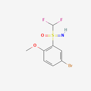 (5-Bromo-2-methoxyphenyl)(difluoromethyl)imino-lambda6-sulfanone