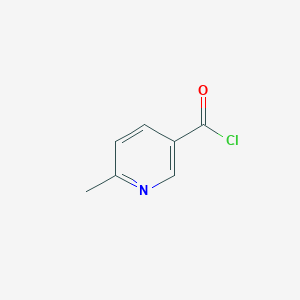 molecular formula C7H6ClNO B1358091 6-Methylnicotinoyl chloride CAS No. 51598-76-6