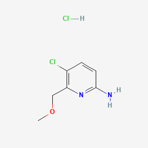 5-Chloro-6-(methoxymethyl)pyridin-2-aminehydrochloride