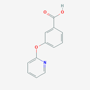 molecular formula C12H9NO3 B1358100 3-(Pyridin-2-yloxy)benzoic acid CAS No. 51362-30-2