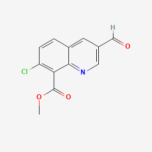 Methyl7-chloro-3-formylquinoline-8-carboxylate