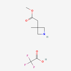 Methyl2-(3-methylazetidin-3-yl)acetate,trifluoroaceticacid