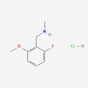 [(2-Fluoro-6-methoxyphenyl)methyl](methyl)aminehydrochloride