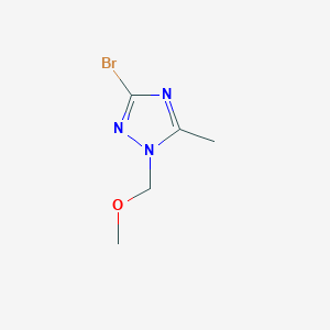 3-bromo-1-(methoxymethyl)-5-methyl-1H-1,2,4-triazole