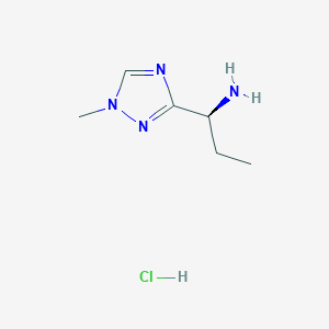 (1S)-1-(1-methyl-1H-1,2,4-triazol-3-yl)propan-1-aminehydrochloride