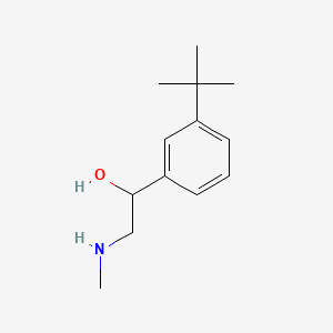 1-(3-Tert-butylphenyl)-2-(methylamino)ethan-1-ol