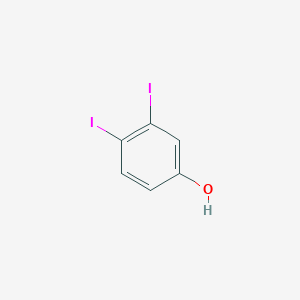 molecular formula C6H4I2O B1358120 3,4-二碘酚 CAS No. 1243476-86-9