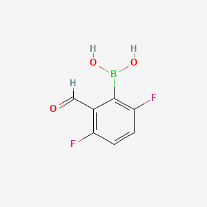 (3,6-Difluoro-2-formylphenyl)boronic acid