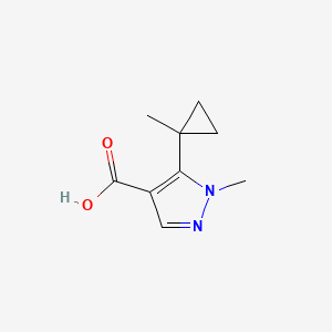 1-Methyl-5-(1-methylcyclopropyl)-1H-pyrazole-4-carboxylic acid