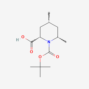 1-[(Tert-butoxy)carbonyl]-4,6-dimethylpiperidine-2-carboxylicacid