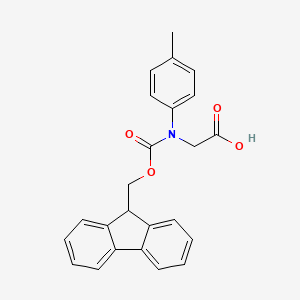 n-(((9h-Fluoren-9-yl)methoxy)carbonyl)-n-(p-tolyl)glycine