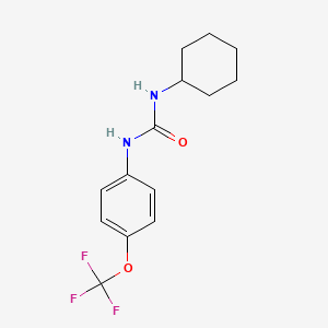 1-Cyclohexyl-3-[4-(trifluoromethoxy)phenyl]urea