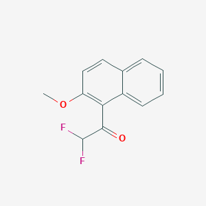 2,2-Difluoro-1-(2-methoxynaphthalen-1-yl)ethan-1-one