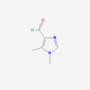 molecular formula C6H8N2O B1358129 1,5-二甲基-1H-咪唑-4-甲醛 CAS No. 368833-95-8