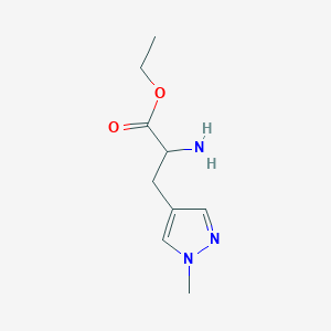 ethyl 2-amino-3-(1-methyl-1H-pyrazol-4-yl)propanoate