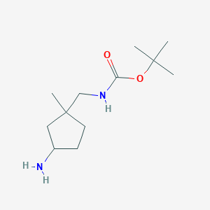 tert-butylN-[(3-amino-1-methylcyclopentyl)methyl]carbamate