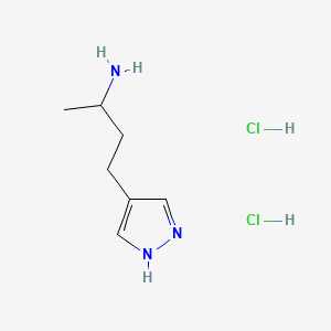 4-(1H-pyrazol-4-yl)butan-2-aminedihydrochloride