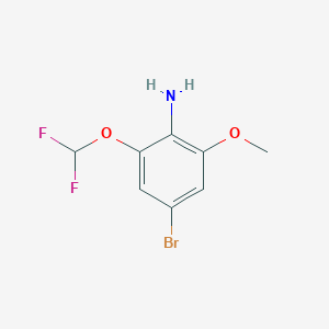 4-Bromo-2-(difluoromethoxy)-6-methoxyaniline