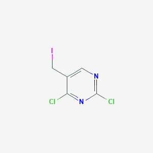 molecular formula C5H3Cl2IN2 B1358137 2,4-二氯-5-(碘甲基)嘧啶 CAS No. 7627-44-3