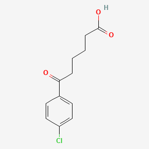 molecular formula C12H13ClO3 B1358138 6-(4-氯苯基)-6-氧代己酸 CAS No. 56721-40-5