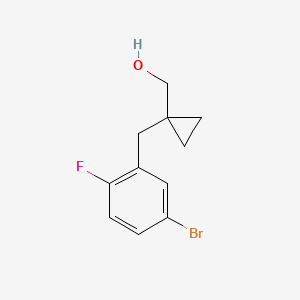 (1-(5-Bromo-2-fluorobenzyl)cyclopropyl)methanol