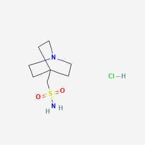 {1-Azabicyclo[2.2.2]octan-4-yl}methanesulfonamide hydrochloride