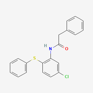 N-[5-chloro-2-(phenylsulfanyl)phenyl]-2-phenylacetamide