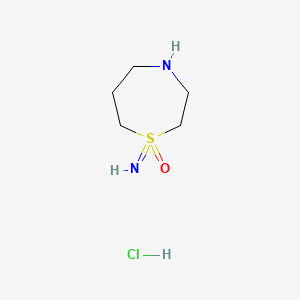 1-Imino-1lambda6,4-thiazepan-1-onehydrochloride