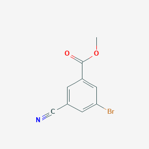 molecular formula C9H6BrNO2 B1358145 Methyl 3-bromo-5-cyanobenzoate CAS No. 453566-15-9