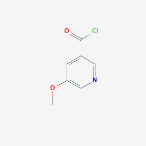 molecular formula C7H6ClNO2 B1358146 5-Methoxynicotinoyl chloride 