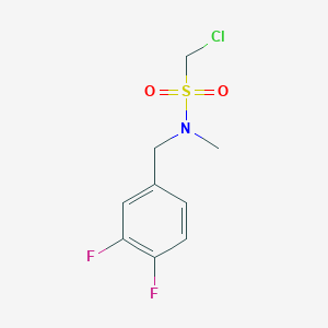 1-Chloro-n-(3,4-difluorobenzyl)-n-methylmethanesulfonamide