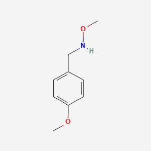 molecular formula C9H13NO2 B1358148 N-(4-甲氧基苯甲基)-O-甲基羟胺 CAS No. 543731-16-4