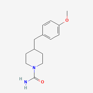 4-[(4-Methoxyphenyl)methyl]piperidine-1-carboxamide