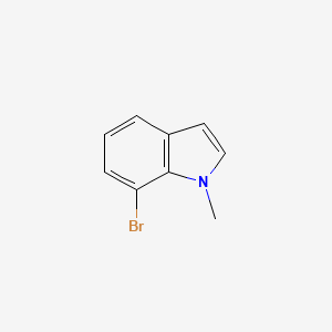 molecular formula C9H8BrN B1358152 7-溴-1-甲基-1H-吲哚 CAS No. 280752-68-3