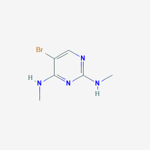 5-bromo-N2,N4-dimethylpyrimidine-2,4-diamine