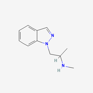 [1-(1H-indazol-1-yl)propan-2-yl](methyl)amine