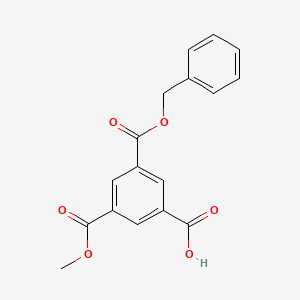 molecular formula C17H14O6 B13581552 3-[(Benzyloxy)carbonyl]-5-(methoxycarbonyl)benzoicacid 