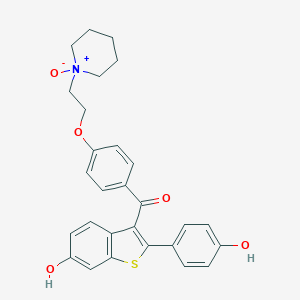 molecular formula C28H27NO5S B135816 雷洛昔芬 N-氧化物 CAS No. 195454-31-0