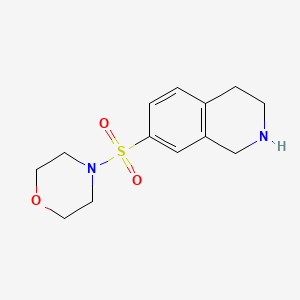 molecular formula C13H18N2O3S B1358166 7-(Morpholine-4-sulfonyl)-1,2,3,4-tetrahydroisoquinoline 