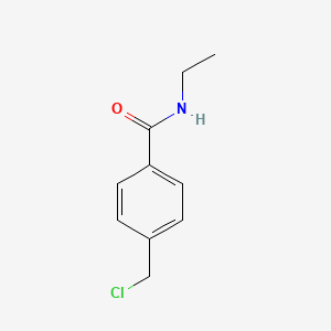molecular formula C10H12ClNO B1358182 4-(Chloromethyl)-N-ethylbenzamide CAS No. 852157-71-2